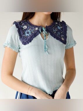 Free People Sol knit tee